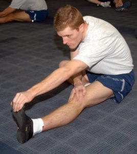 Sitting Calf Stretch