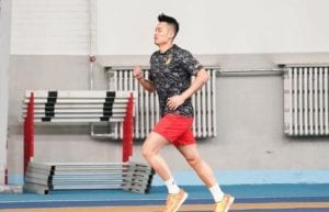 lin dan running