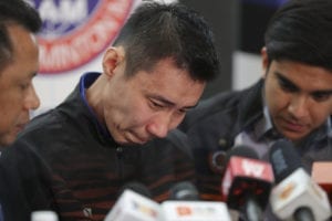 lee chong wei press conference