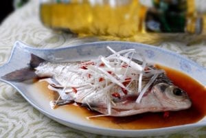 steamed fish