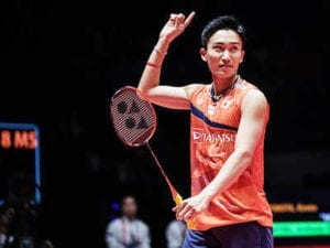 kento momota with aerobite strings