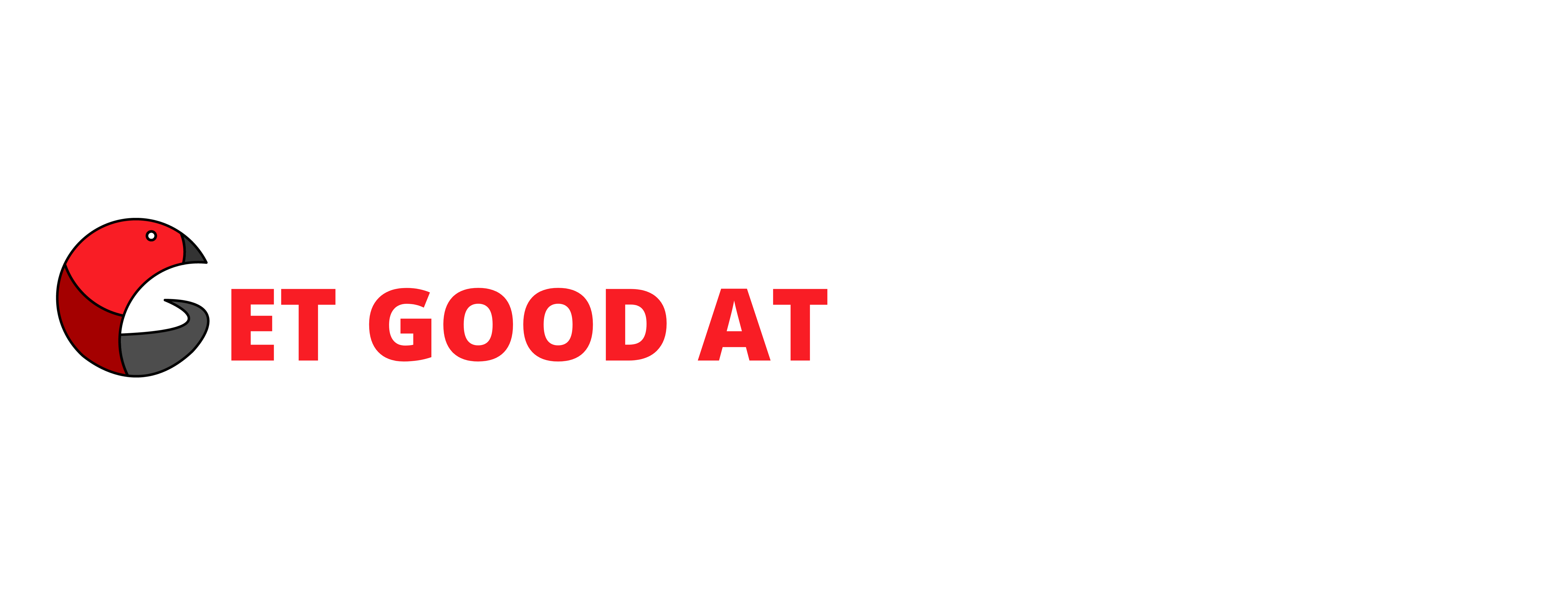 GET GOOD AT BADMINTON Logo