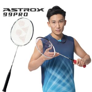 Kento momota Yonex Astrox 99 Pro badminton racket ad